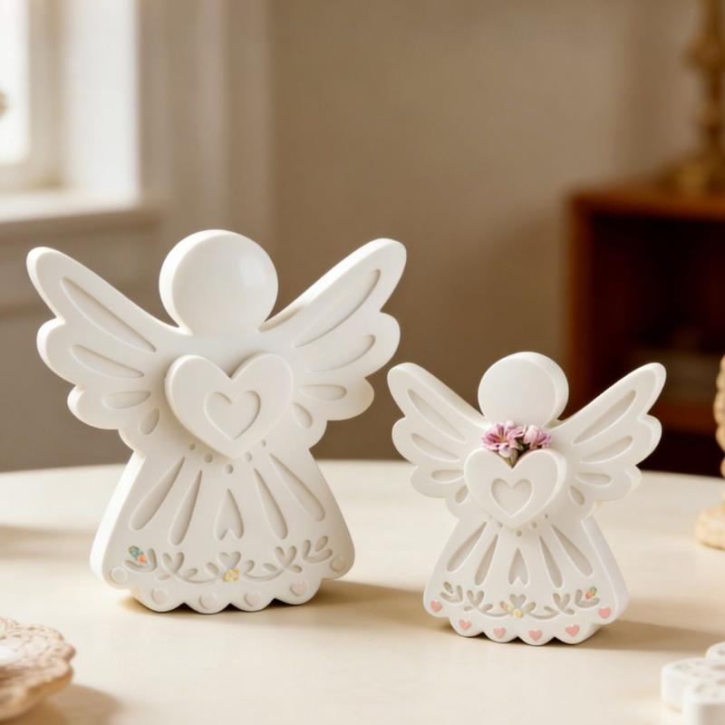 Flexible Silicone Crafting Mould Detailed Angel Wing Designs for Scented Candle Soap Making Projects