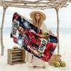 Haaland Norway Celebration Beach Towel Quick-Dry Soft Microfiber Comfortable Lightweight Suitable for Swimming, Gym, Camping, Yoga Vacation