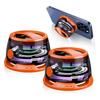 Tragbarer Bluetooth-Lautsprecher G200 RGB-Beleuchtung Magnetischer Lautsprecher BT5.3 Mini-Soundbox 7 Stunden Wiedergabe Handyhalter