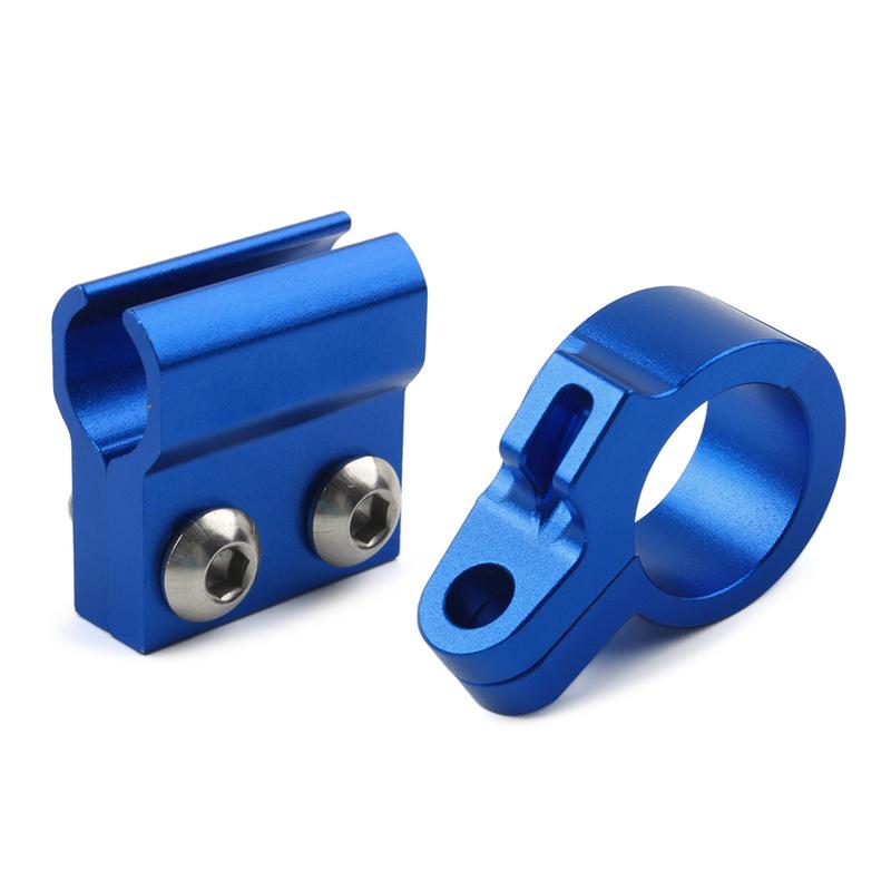 2pcs Motorcycle CNC Front Brake Line Hose Clamp For Honda CR80R CR250R CR125R 1996-2002 CR85R 03-07 CRF150R 2007-