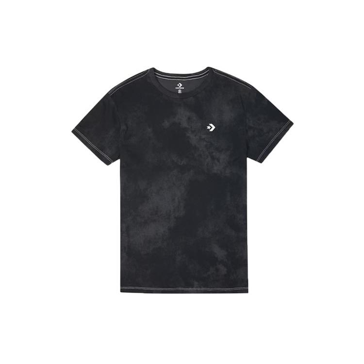 (WMNS) Converse Washed Retro Casual Short Sleeve Black Women s 10021466-A01 M