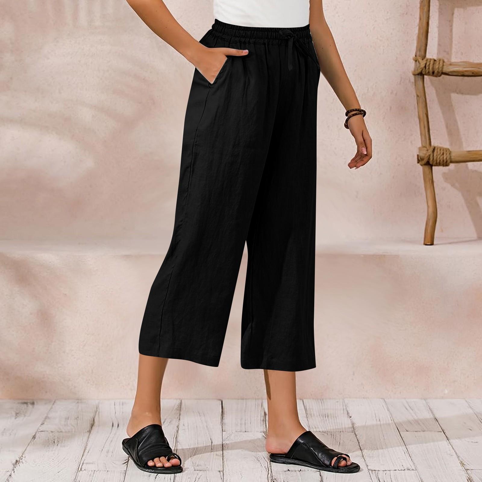 

Женские свободные повседневные шорты с высокой талией и бантом, эластичные клетчатые шорты повседневные шорты XXL чёрный