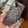 Acrylic Back TPU Bumper for Iphone XS Max 18 Pro Max 11 XR 15 13 12 17 Pro 16 Plus Air 14 Black Heart Shapes Hone Case Shockproof Cover