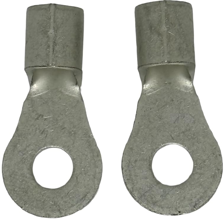 Of Nichifu Bare Crimp Terminals for Copper Wire Made In Japan [MisakaZoo MO-Pack 2] R14-6L (R-Shaped), Round,