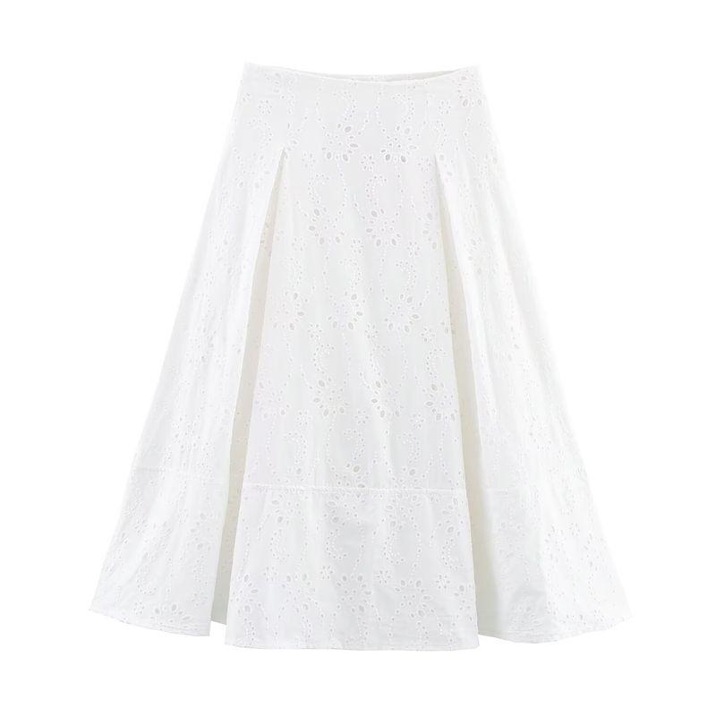Kaslead New Women clothes Western Style Embroidery Wave Style Top Skirt 4786109 4786110