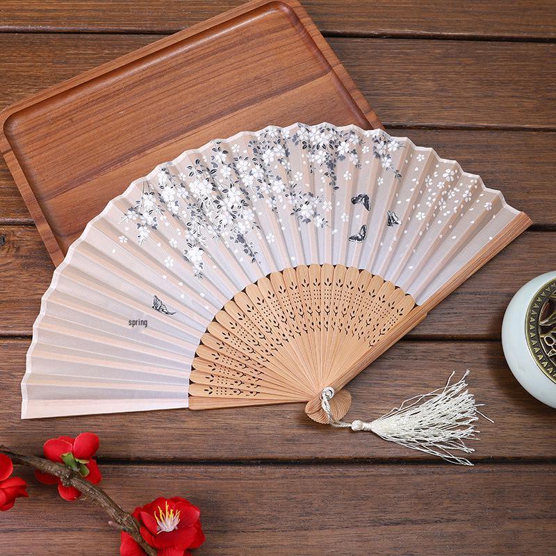 Ancient Style Folding Fan: Hanfu Dance Accessory & Photo Prop