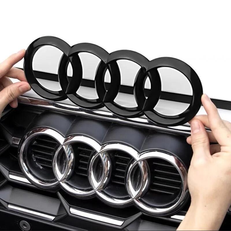 2026 Hot Car ABS Rear Front Badge Sticker Styling For qwer114 C7 C6 B6 B7 C5 B5 B8 B9 D3 Q3 Q5 Q7 TT Decoration Emblem Auto Logo Accessories