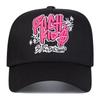 Unisex RICH KIOS Letter Embroidery Baseball Caps Outdoor Adjustable Spring and Autumn Casual Sunscreen Hat