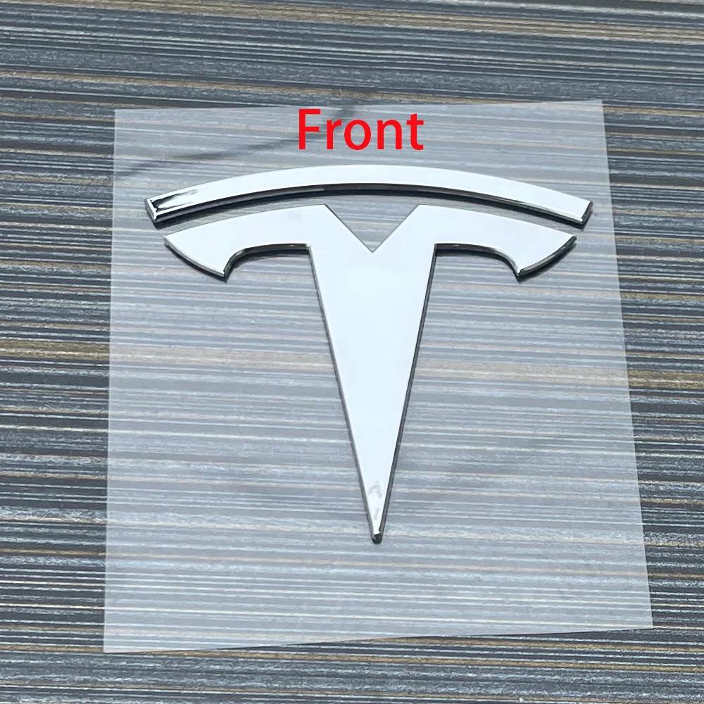 

car ABS for Tesla Model 3 Mode Y Car Front Hood Logo Cover Emblem Sticker Styling Auto Body Rear Trunk Badge Accessories Model Y