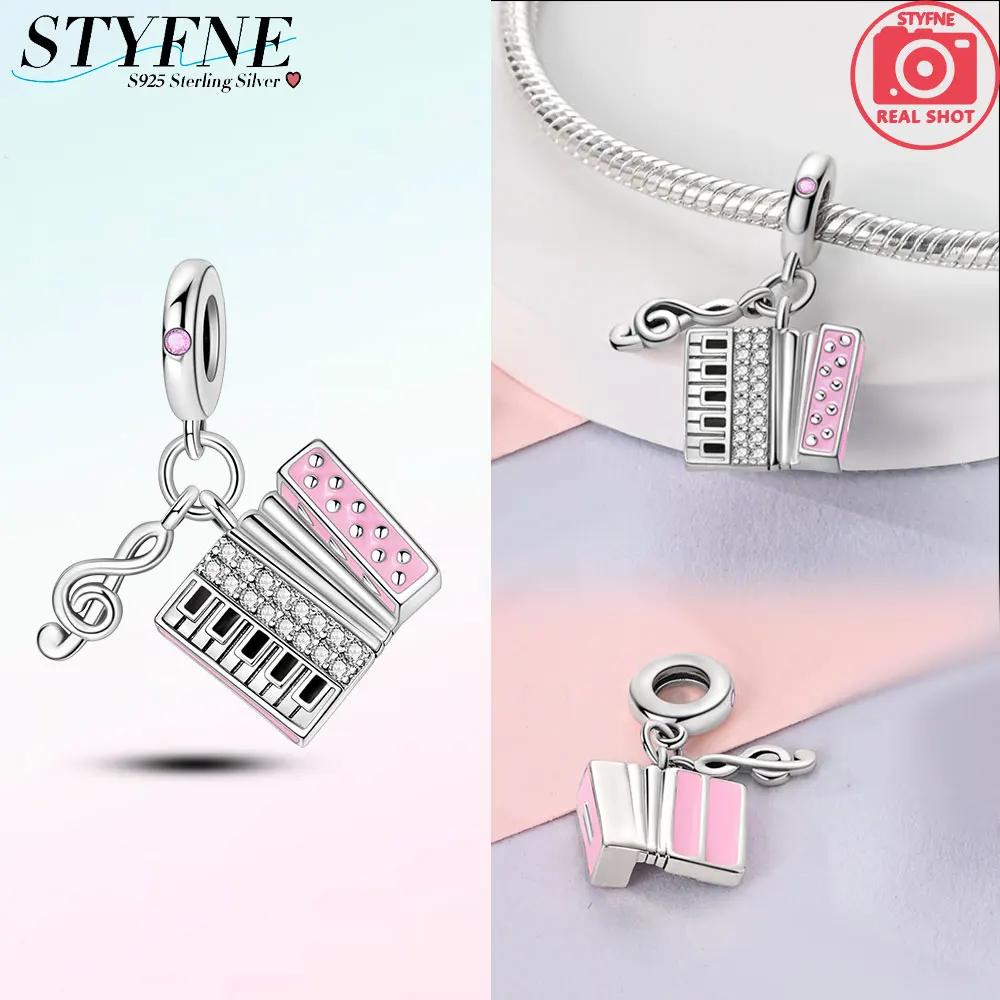 Original Rosa Serie Berlocker Koppar Parfym Fjäril Pärlor Hänge Hängande Passar Armband Berlockarmband Diy Dam Smycken Gåva