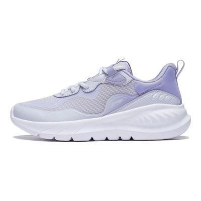 Li Ning Easy Flex Zacht Veerkrachtig Ademend Duurzaam Schokabsorberend Laag Uitgesneden Hardloopschoenen Dames sneaker Licht-Mist-Paars ARST074-2