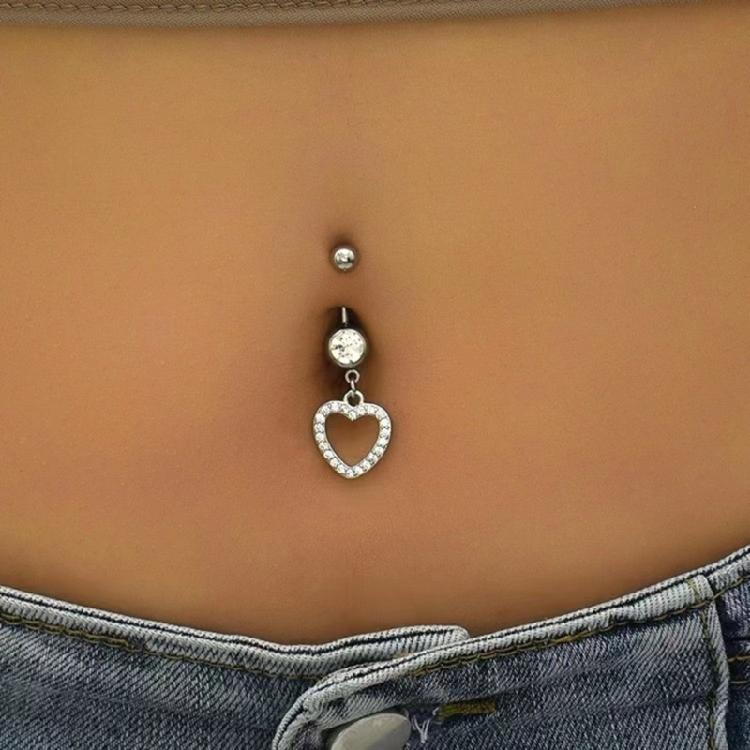 5 Butterfly Belly Button Rings Cubic Zirconia Body Jewelry Set Lightweight Copper Fashion Accessories