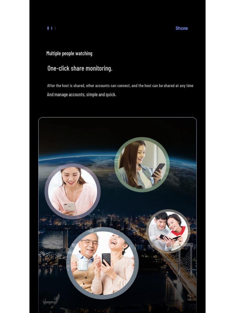 360° WiFi/4G Home Surveillance Camera with Two-Way Audio & Mobile Remote Control