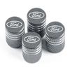 Aluminum Alloy Car Wheel Tire Valve Caps Tyre Rim Stem Covers Airdust Waterproof For Ford Fiesta EcoSport ESCORT focus 1 focus 3 RA9