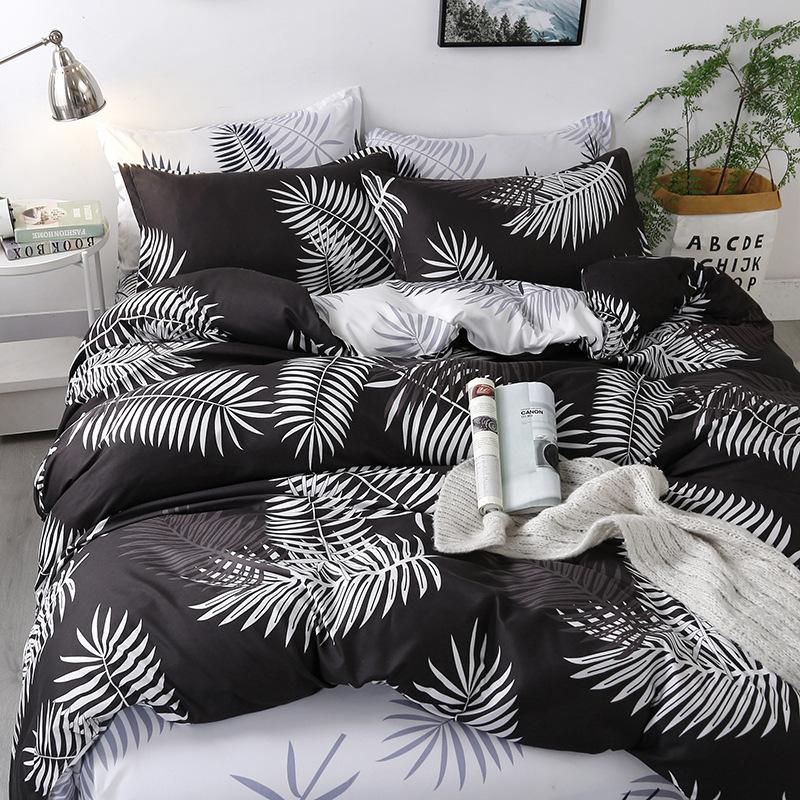 Home Textile Grinding Four-piece Set, Bed Sheet Quilt Cover, Single Dormitory Bedding Three-piece Set