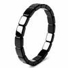 Hematite Beaded Bracelet for Men Natural Stone Stretch Healing Jewelry for Anxiety Relief Office Daily Wear