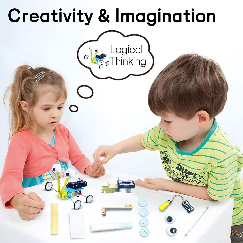 Cultivation Of Primary School Students' Interest In Manual Science Experiments, Toy Electric Crawler Material Package