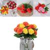 Artificial Carnation Bouquet With Silk Fabric For Home Decor And Photography Props