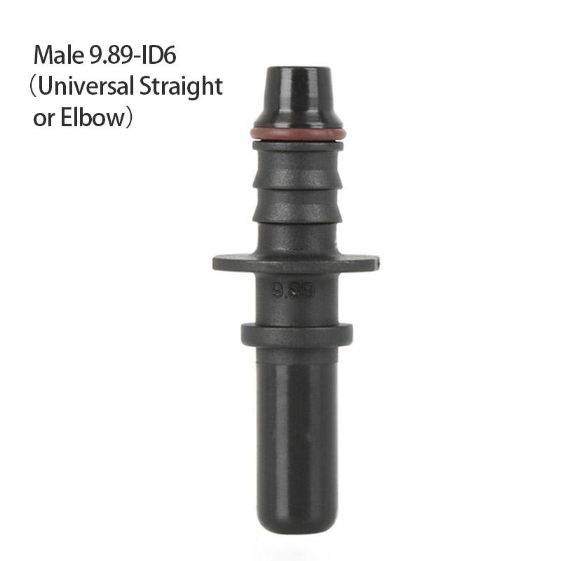 

Автомобильный соединитель для топливного шланга ID6 7,89 9,89 ID10 11,80 Нейлоновый резиновый масляный соединитель, быстроразъемный соединитель для автомобильного топливного шланга