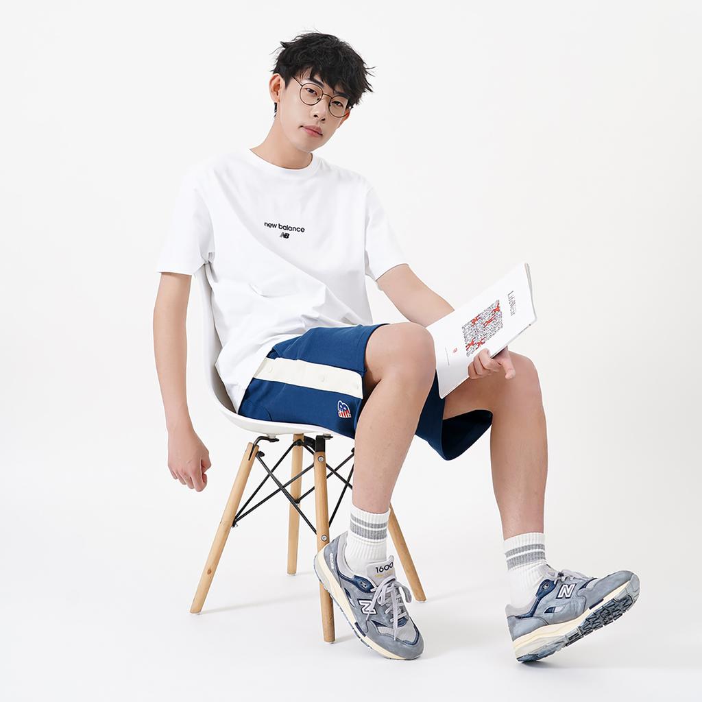 New Balance T Shirt Unisex White AMT22354-WT