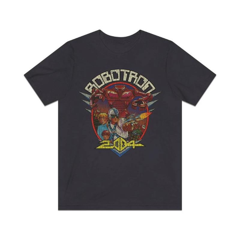 

Robotron: 2084 1982 Vintage Men s T-Shirt All Size S To 4XL New Spring/Summer Arrivals 5XL різнокольоровий