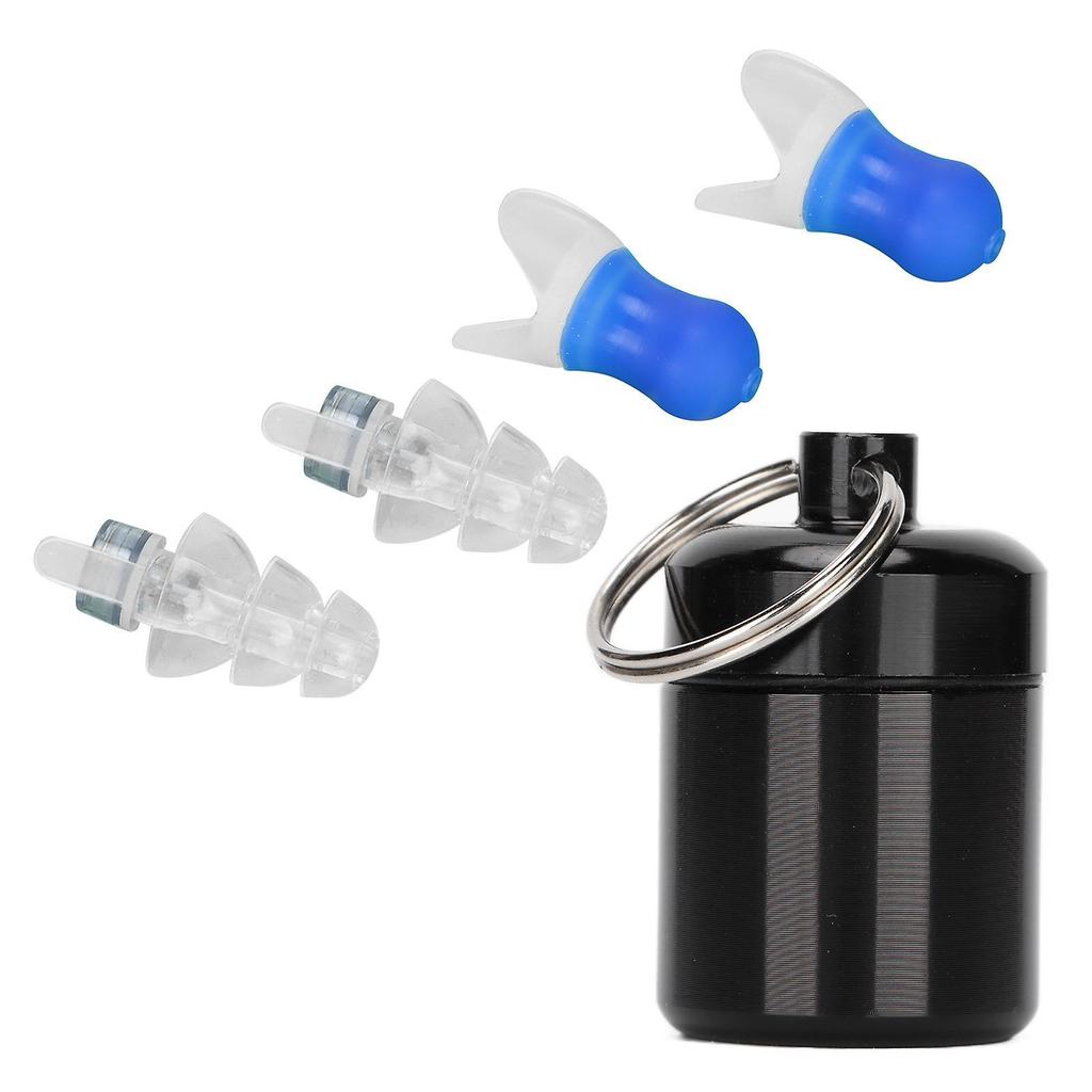 Ear Plug Hearing Protection Washable Reusable Noise Reduction Tools for Concert Nightclub Less