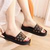 Fashion Anime Indoor Slides Shoes Home Open Toe House Cute Women's Slippers and Ladies Sandals Bathroom Platform Cartoon Korea Style F G