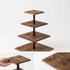 Multi-Tier Rotating Dessert Stand for Party Display and Snack Storage, Tabletop Revolving