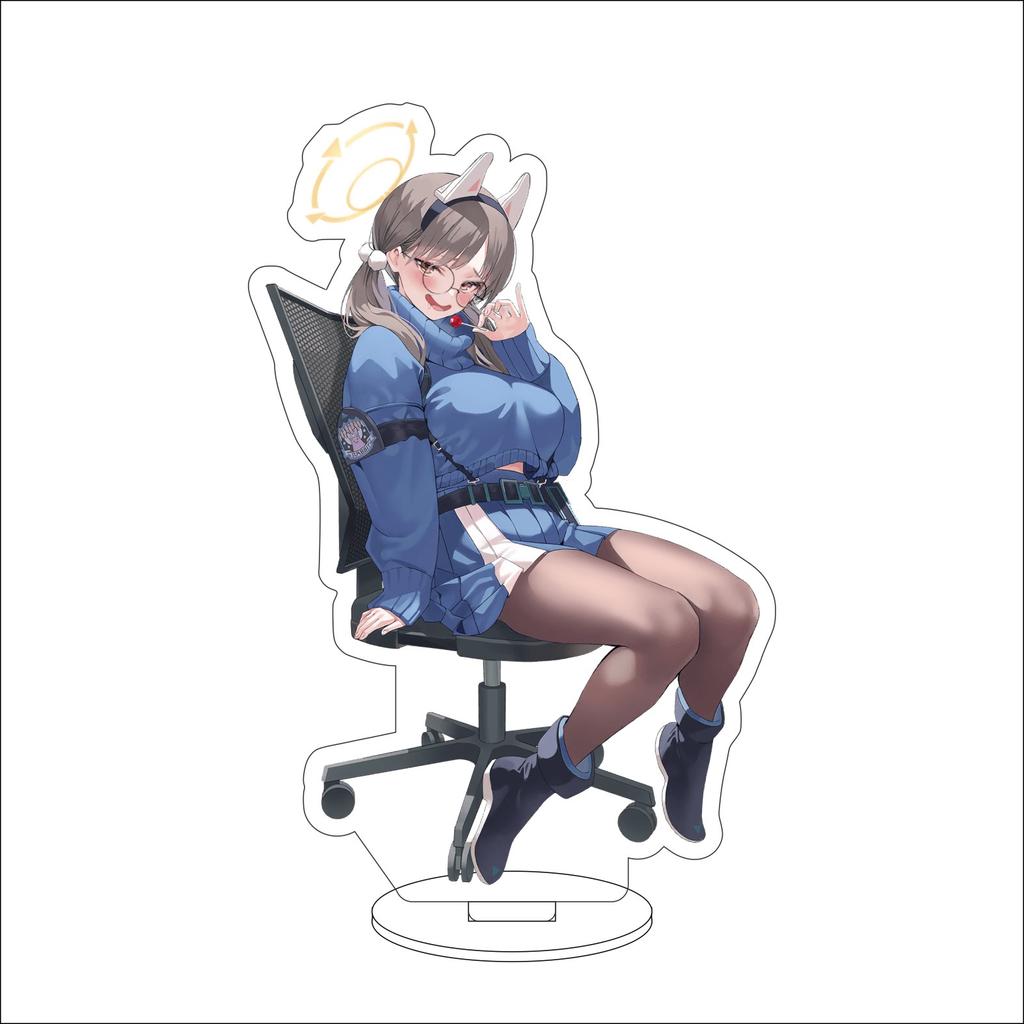16CM Anime Blue Archive The Animation  Cosplay Acrylic Stand Ornaments Okusora Ayane Sorasaki Hina Figure Stand Halloween Gifts