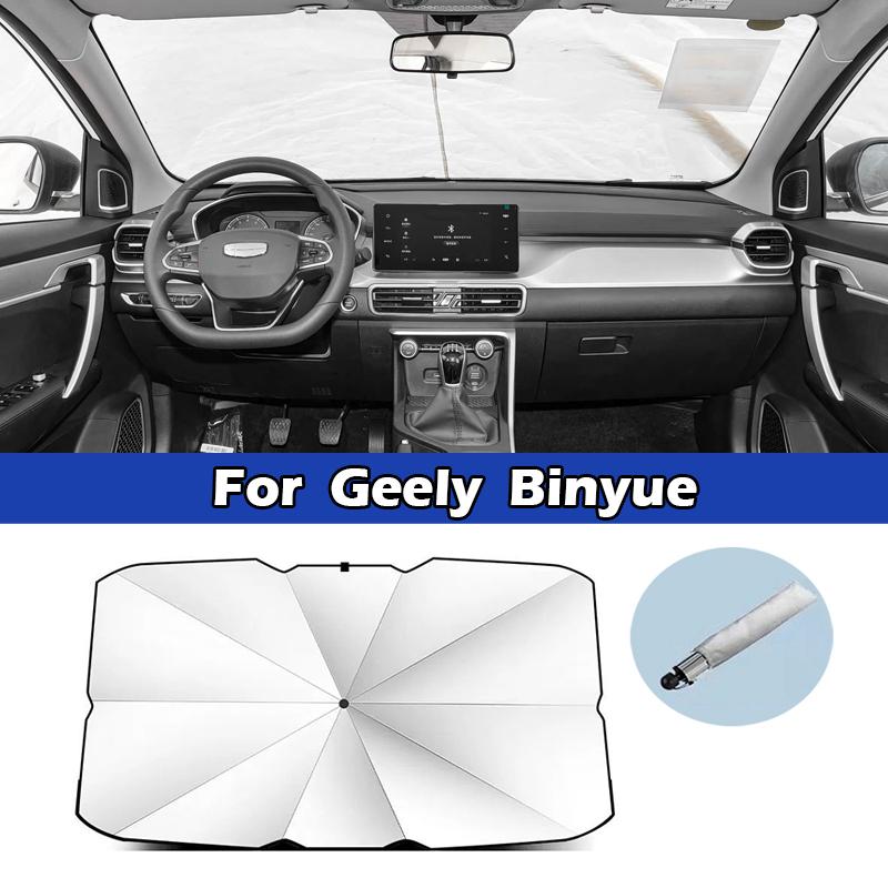 Auto Zonnescherm Paraplu Voorruit UV Beschermer Voor Geely Monjaro Xingyue L Preface Boyue Emgrand Haoyue Panda Binrui Binyue