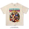 Stylish White Cotton T-Shirt Featuring Sailor Moon and Inner Senshi Retro Anime Group Graphic T-Shirt