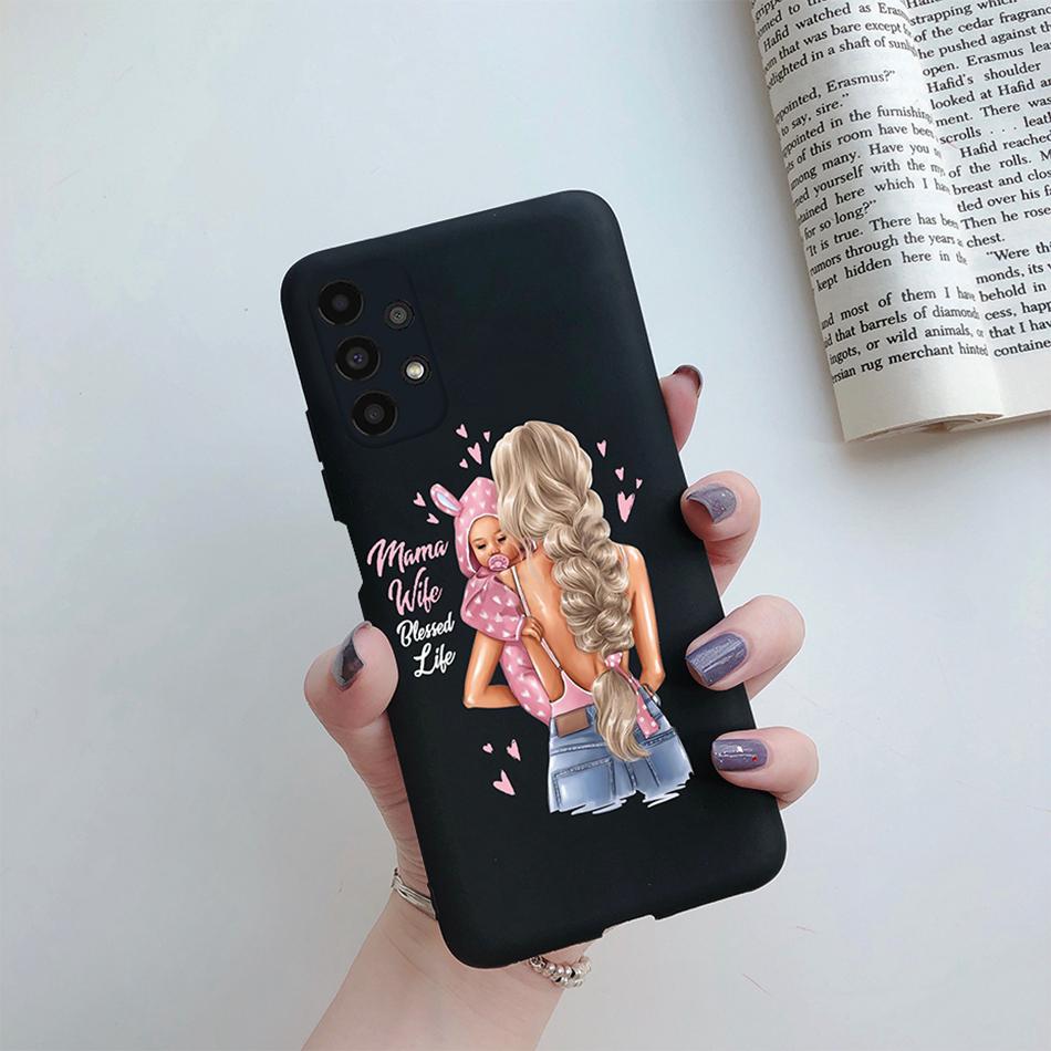 For Cover Samsung Galaxy A13 A33 A53 A73 5G Beautiful Girl Soft Silicone Case For Samsung A13 4G A 13 A135F GalaxyA13 Funda Case
