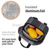 Custom GTI Tartan Insulated Lunch Bag for Women Men Boys Girls Reusable Waterproof Thermal Bento Tote Bag for Work Travel Picnic