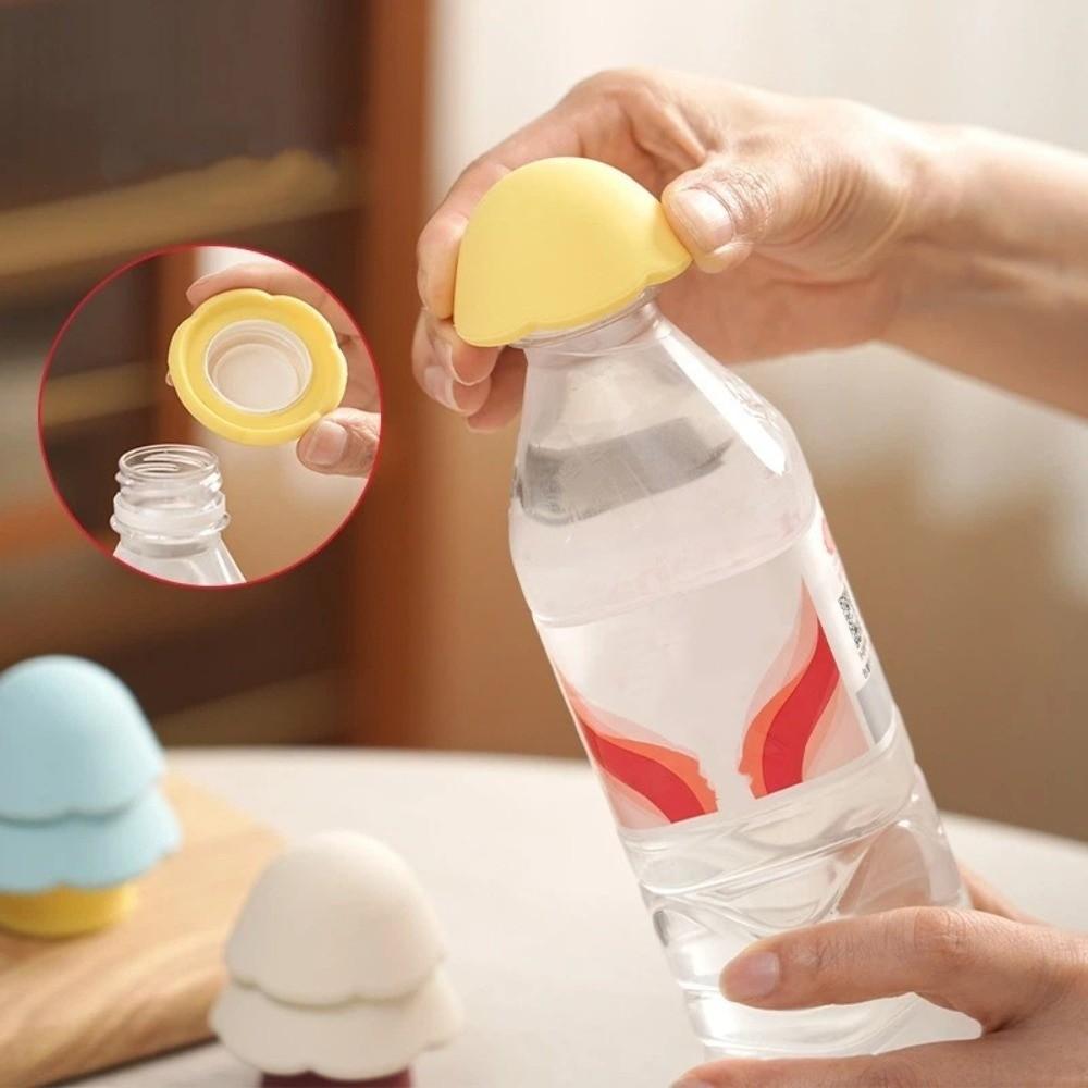 Anti-slip Sealing Stopper Silicone Multi-functional Bottle Opener Bottle Stopper  Outdoor Picnic