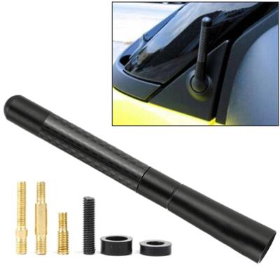 12 cm Universal-Carbonfaser-Metall-Auto-Styling-Fahrzeugantenne, Radio-FM-Antenne