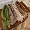 New Fashionable Soft Waxy Wool Small Scarf for Women All Match Neck Scarf Scarf Shawl High End Warm Scarf
