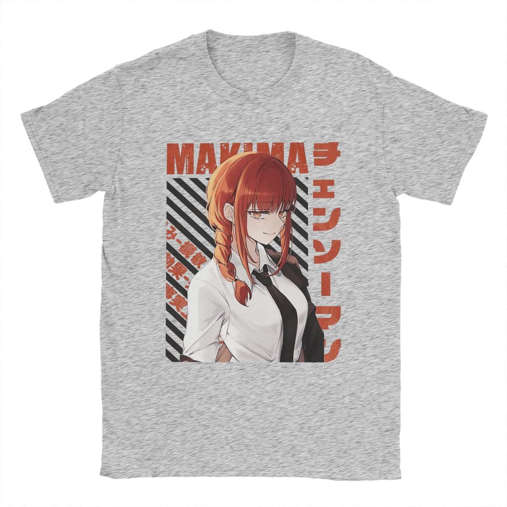 Chainsaw Main Anime Asa Mitaka T Shirts for Men Cotton Creative T-Shirts Crew Neck Tee Shirt Short Sleeve Clothes Plus Size