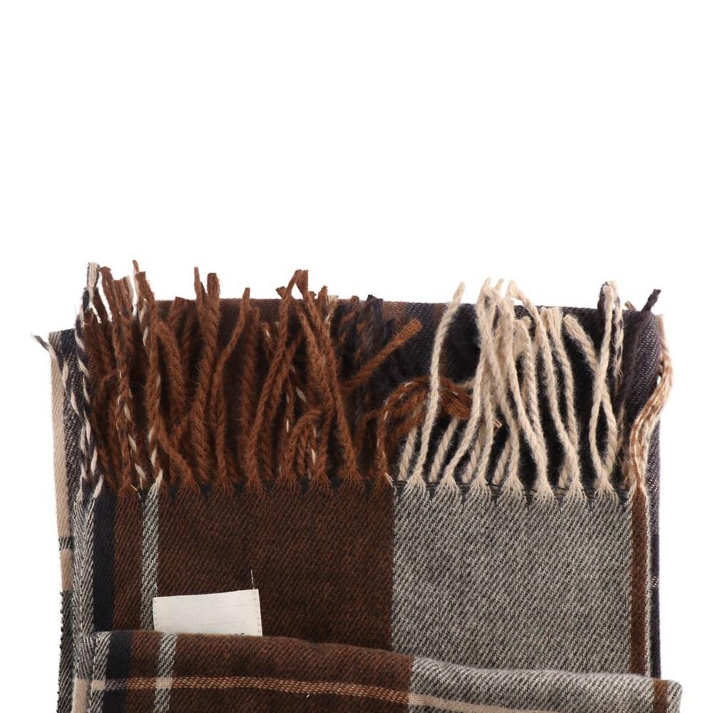 Winter Tassel Unisex Fashion Women Cashmere Shawl Men Scarf Blanket Korean Style Scarves Warm Scarf