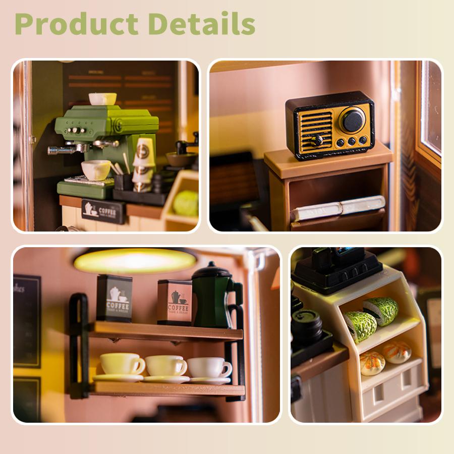 Nuovo Modello di Casa in Miniatura Fai-da-Te con Luci Morbide Alta Qualità nei Dettagli Assemblaggio Facile in 1 Ora Regalo Perfetto per Compleanno e Natale