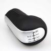 5 6 Speed Chrome Matte PU Leather Car Gear Shift Knob for TOYOTA Corolla RAV4 Verso Yaris Head Ball Gearshift Shifter Stick Pen