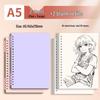Morandi Detachable Student Sketchbook - Thick, Comfortable, Colorful Art Drawing Pad