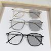 Intelligent Color Changing Myopic Eyeglasses Classic Vintage Women for Men Photochromic Minus Eyeglasses with Diopter 0 To -4.0 Near Sight