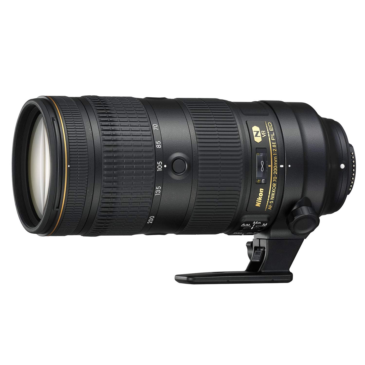

Телеоб’єктив Nikon зі збільшенням AF-S NIKKOR 70-200mm f2.8E FL ED VR Повнорозмірний сумісний