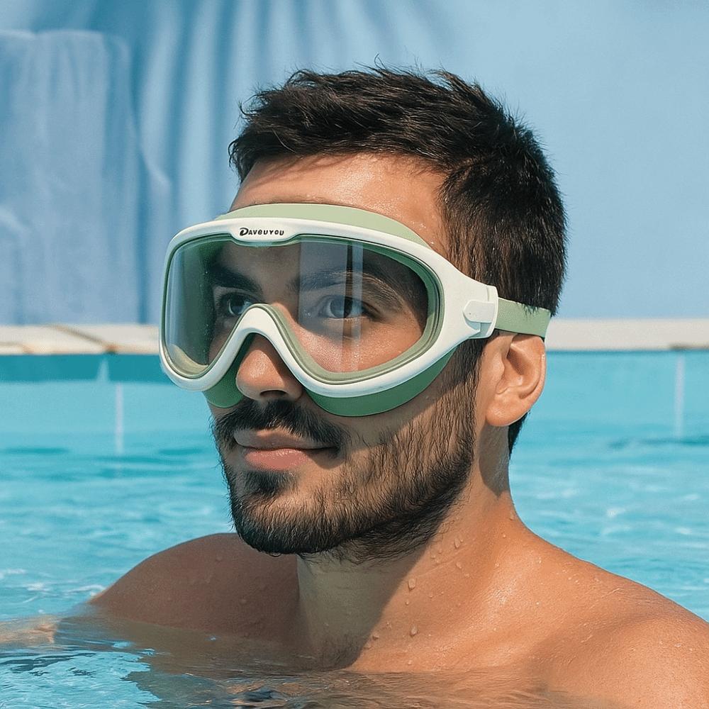 High-Definition Freediving Mask Anti Fog Diving Mask Comfortable Swimming Goggles  For Women