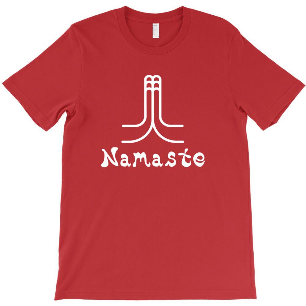 Namaste T-Shirt Druck Für Mann Kurzarm-T-Shirts Vor Baumwoll-Oberteile Kurzarm-T-Shirts Das