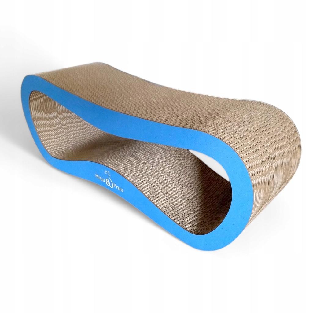 Leon cat scratching post | blue | 78x28x24 cm | MruuPruu