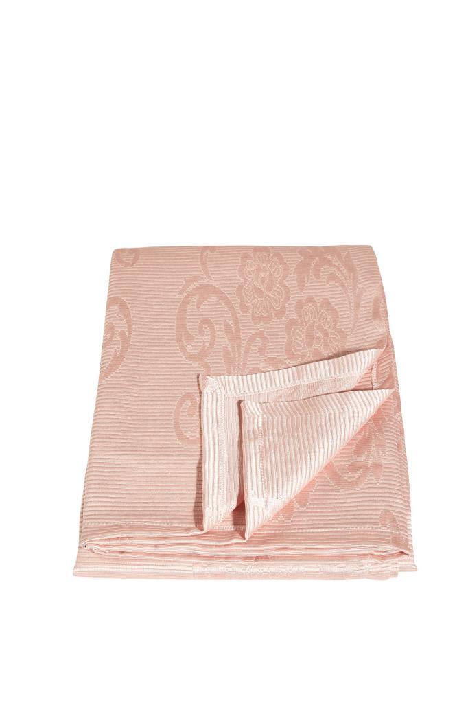 Dowry World Tulip Double Bedspread - Powder