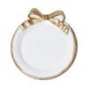 Elegante Alzatina a Forma di Fiocco per Gioielli per Orecchini Collane Storage Stile Resina Vassoio Decorativo Regalo per Donne