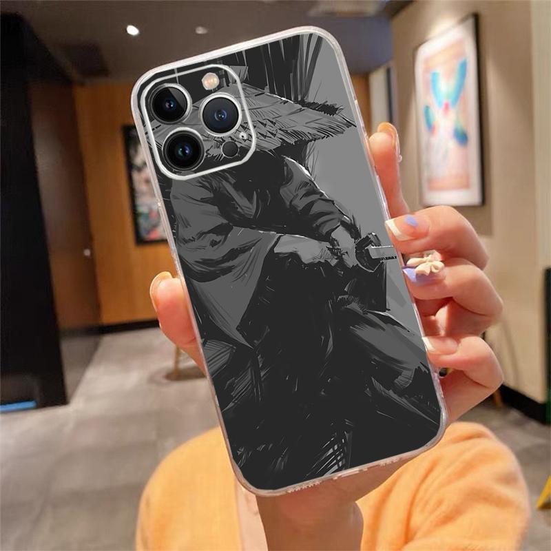 Phone Case For iphone 17 Air 17 16 Pro Max 15 14 13 Pro Max 15 16 Pro 15Plus Japanese samurai