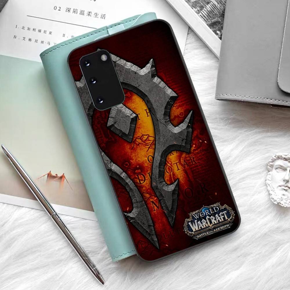 Game World Of Warcraft Phone Case For Samsung S 24 Fe 25 Ultra Plus 20 Lite 21 30 22 23 24 22 Ultra 5G Fundas